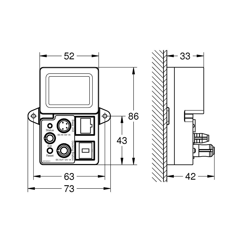 Grohe Bluetooth-Empfangseinheit F-digital Deluxe für Apple/Android... GROHE-36475000 4005176758751 (Abb. 2)