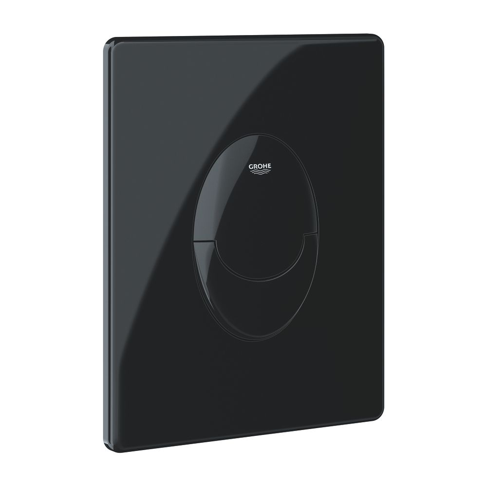 Grohe Skate Air WC-Betätigung 156x197mm, senkrechte Montage, Glossy Black, 2-Mengen- un... GROHE-38505KV0 4005176737831 (Abb. 1)