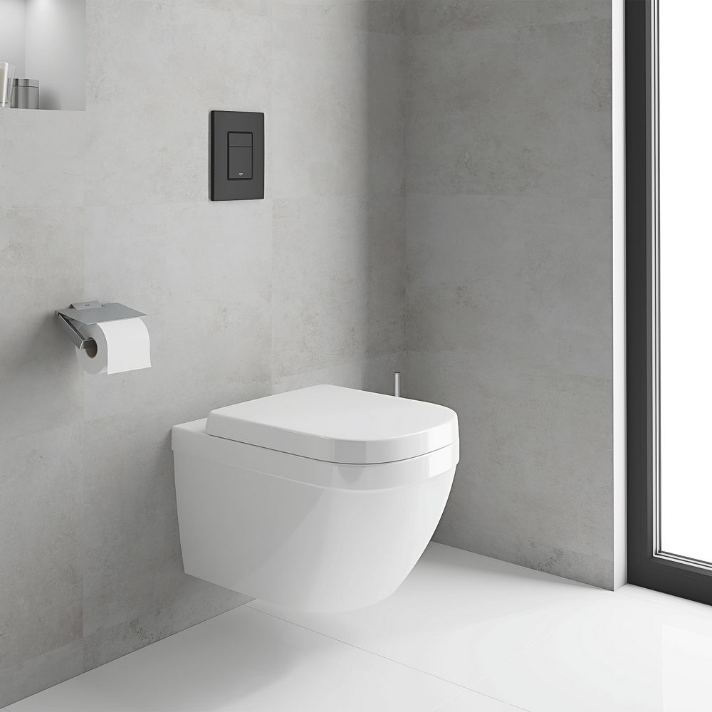 Grohe Skate Cosmopolitan WC-Betätigung, 156x197mm, Phantom Black, senkrechte und waager... GROHE-38732KF0 4005176784125 (Abb. 2)