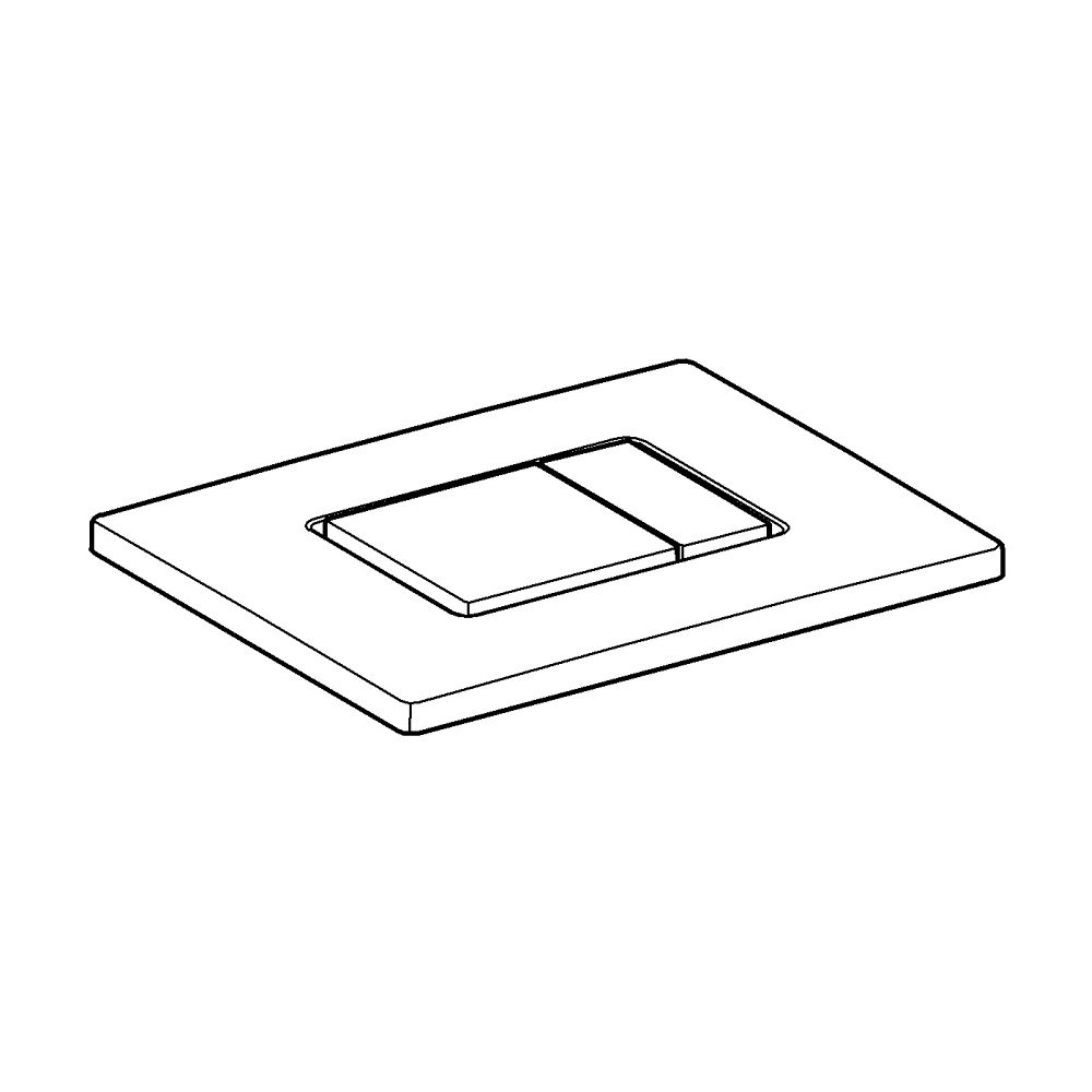 Grohe Skate Cosmopolitan WC-Betätigung, 156x197mm, Phantom Black, senkrechte und waager... GROHE-38732KF0 4005176784125 (Abb. 9)