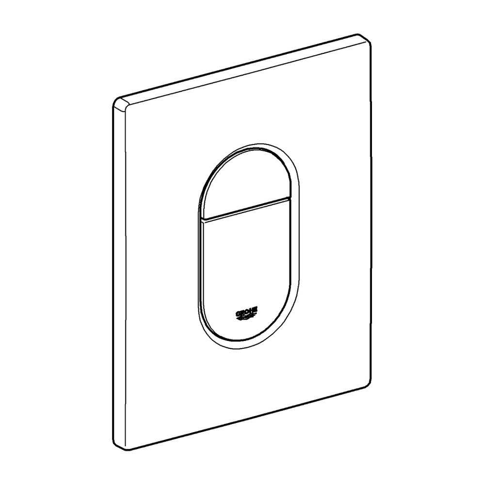 Grohe Cosmopolitan Arena WC-Betätigung, Drückerplatte, Glossy Black, 2-Mengen-, Start/S... GROHE-38844KV0 4005176737862 (Abb. 7)