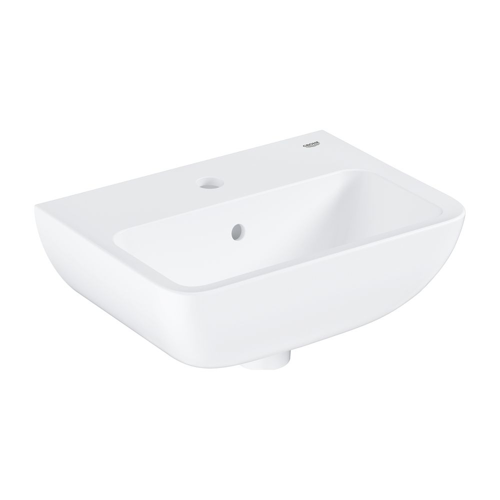 Grohe BauEdge Handwaschbecken Keramik wandhängend 450x350mm, Alpinweiß, 1 Hahnloch, mit... GROHE-39806000 4005176636462 (Abb. 6)