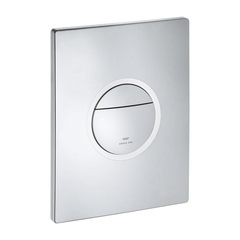 Grohe Nova C Light WC-Betätigung Chrom für 2-Mengen, Start/Stopp-Betätigung, mit LED, s... GROHE-39972000 4005176759550 (Abb. 1)