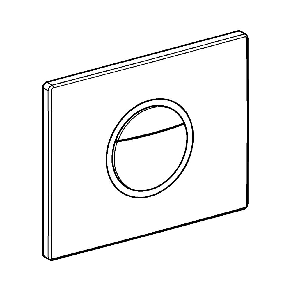 Grohe Nova C Light WC-Betätigung Chrom für 2-Mengen, Start/Stopp-Betätigung, mit LED, ... GROHE-39972000 4005176759550 (Abb. 10)