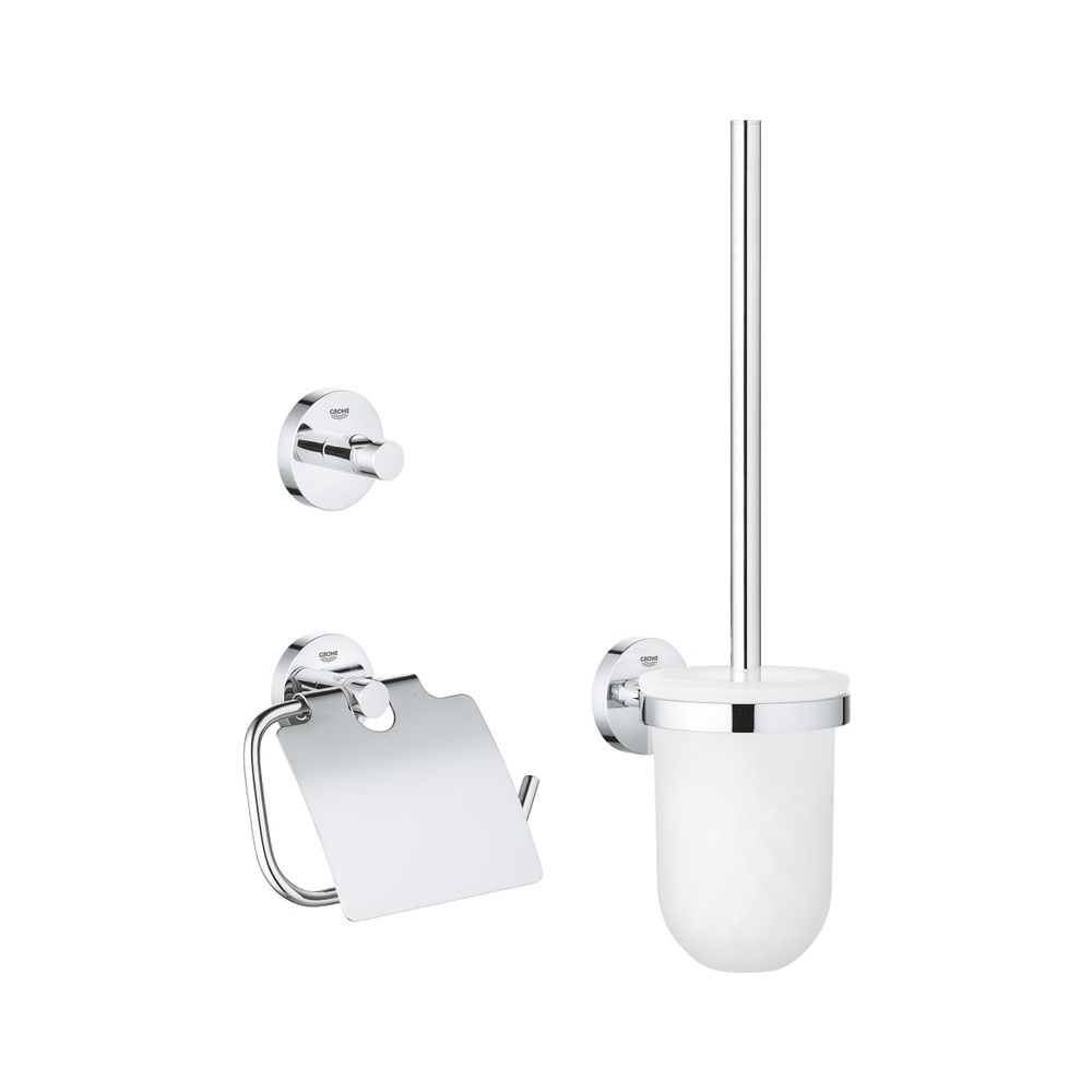 Grohe Essentials WC-Set 3 in 1 chrom 40407001... GROHE-40407001 4005176328350 (Abb. 1)