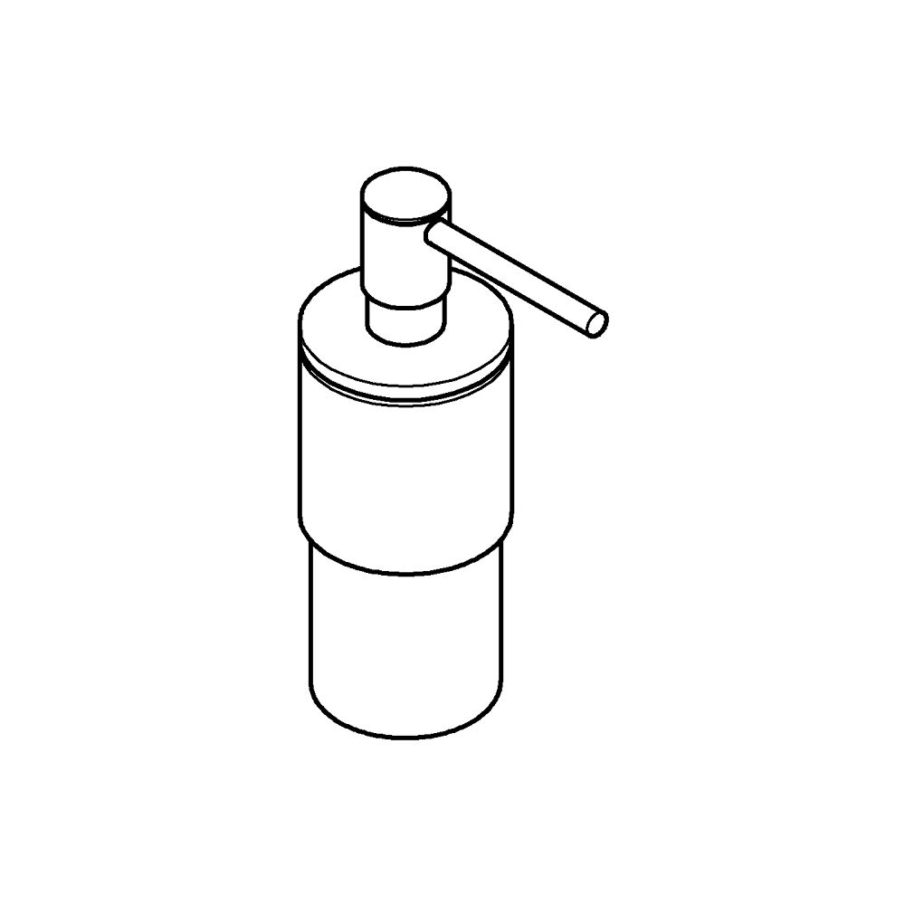 Grohe Allure/Atrio Seifenspender Supersteel für Halter... GROHE-40886DC0 4005176754531 (Abb. 3)