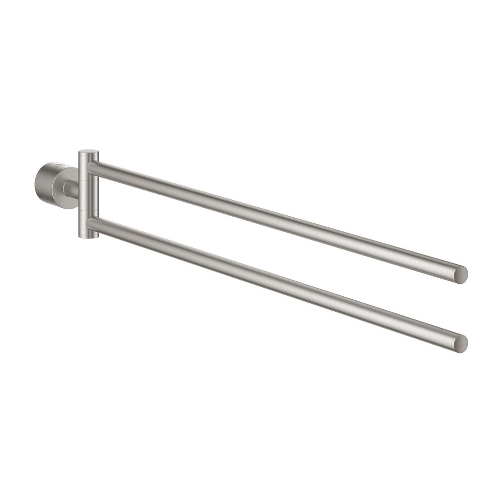 Grohe Atrio Handtuchhalter Supersteel 2-armig nicht schwenkbar... GROHE-40888DC0 4005176754654 (Abb. 1)