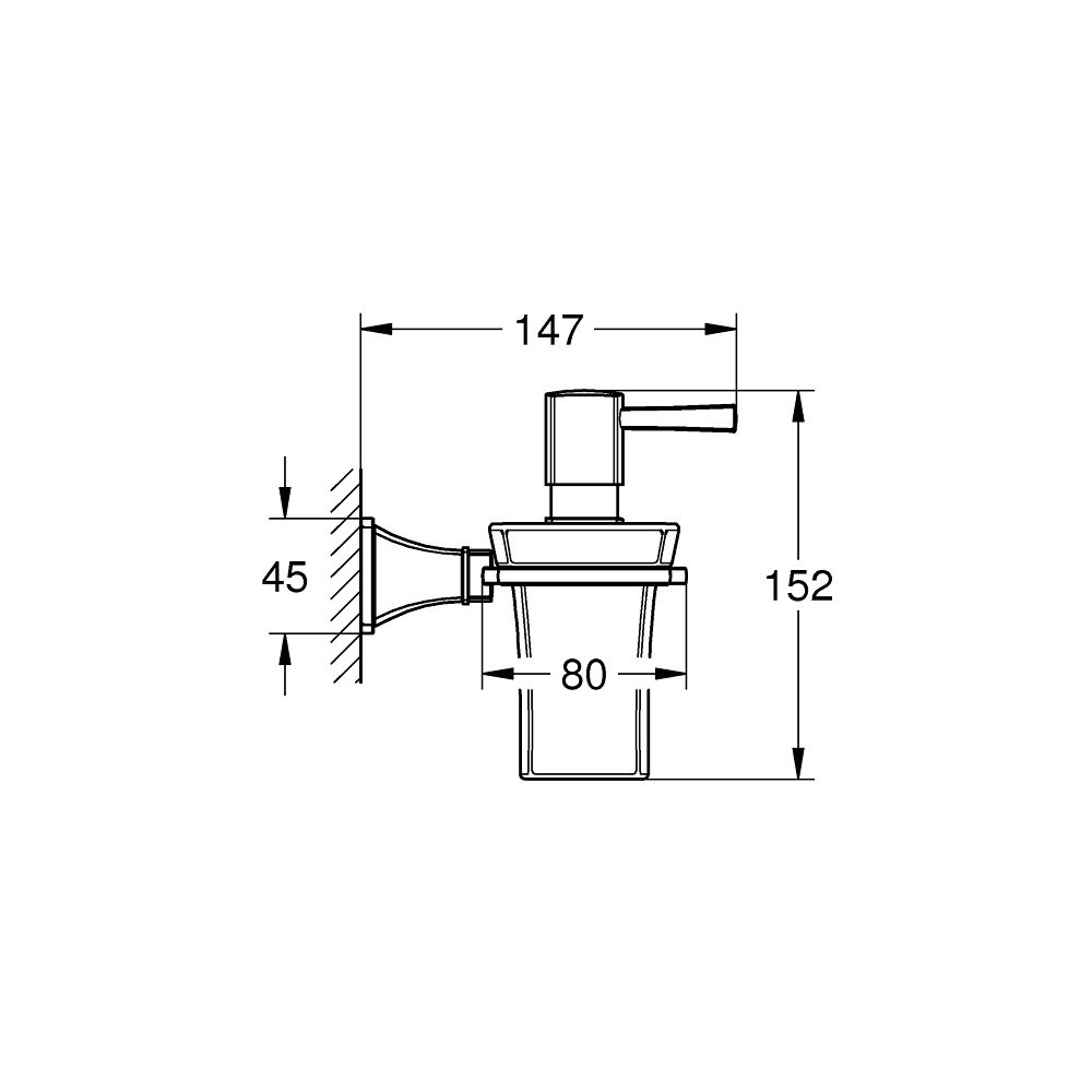 Grohe Grandera Halter mit Keramik-Seifenspender, Chrom... GROHE-40910000 4005176754845 (Abb. 6)