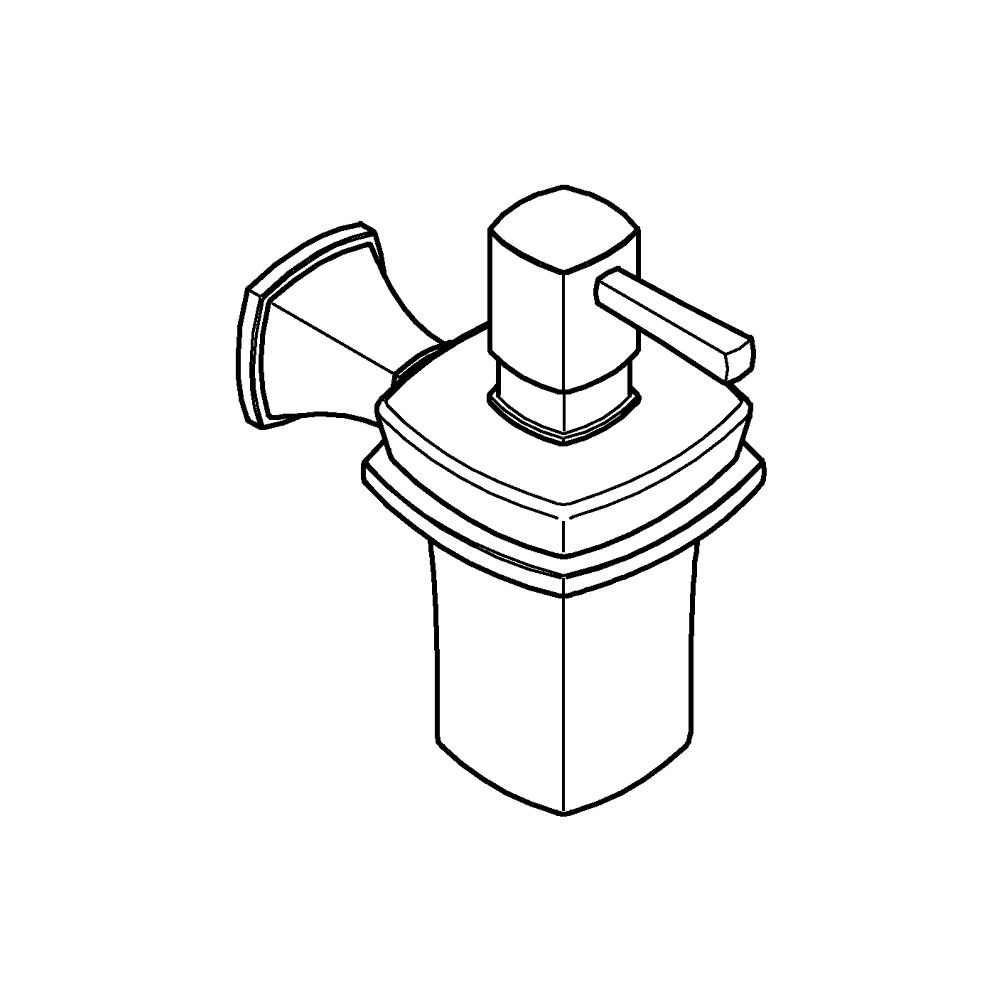 Grohe Grandera Halter mit Keramik-Seifenspender, Chrom... GROHE-40910000 4005176754845 (Abb. 3)