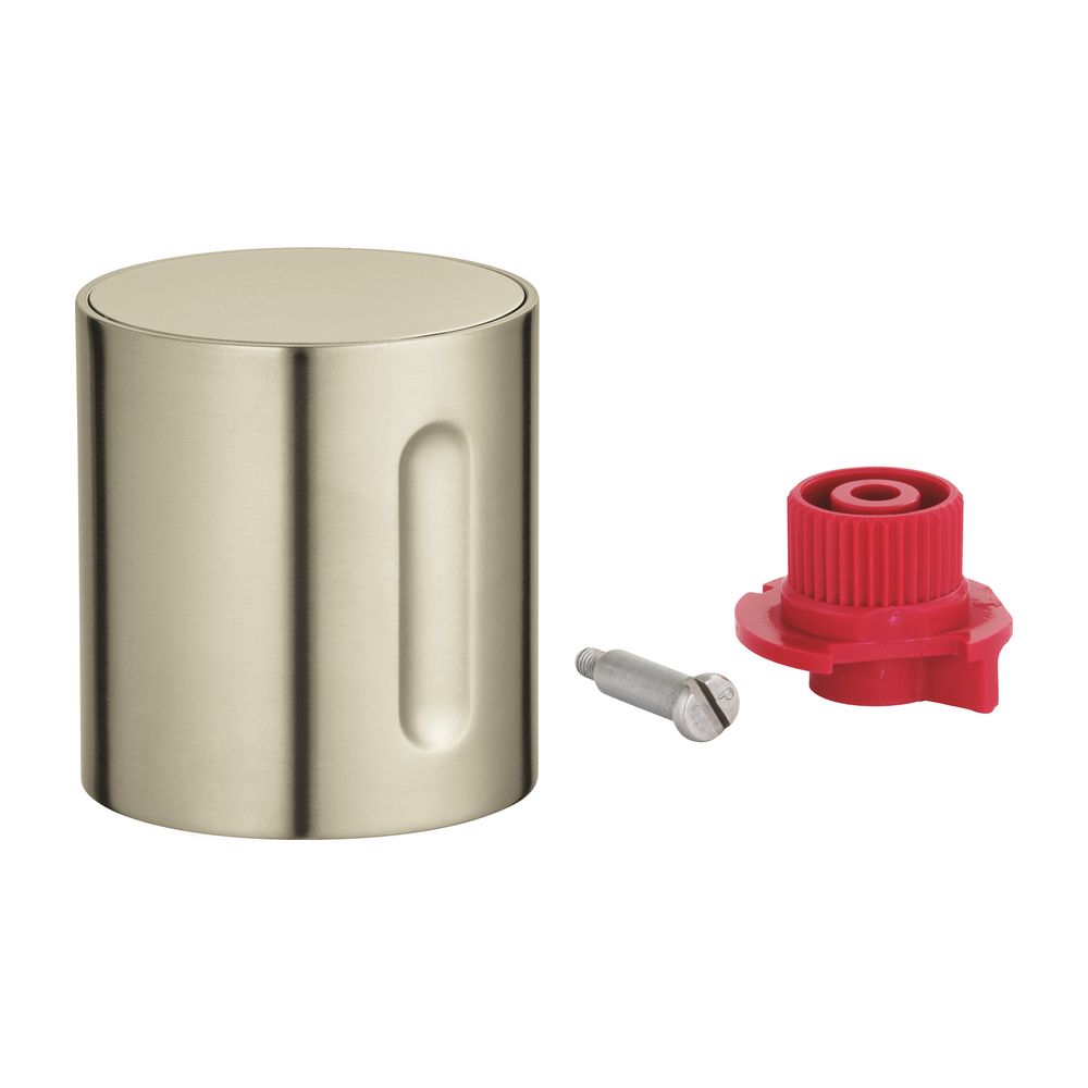 Grohe Absperrgriff Nickel gebürstet für Thermostat-Fertigmontagesets, inklusive Kappe... GROHE-47898EN0 4005176553776 (Abb. 1)