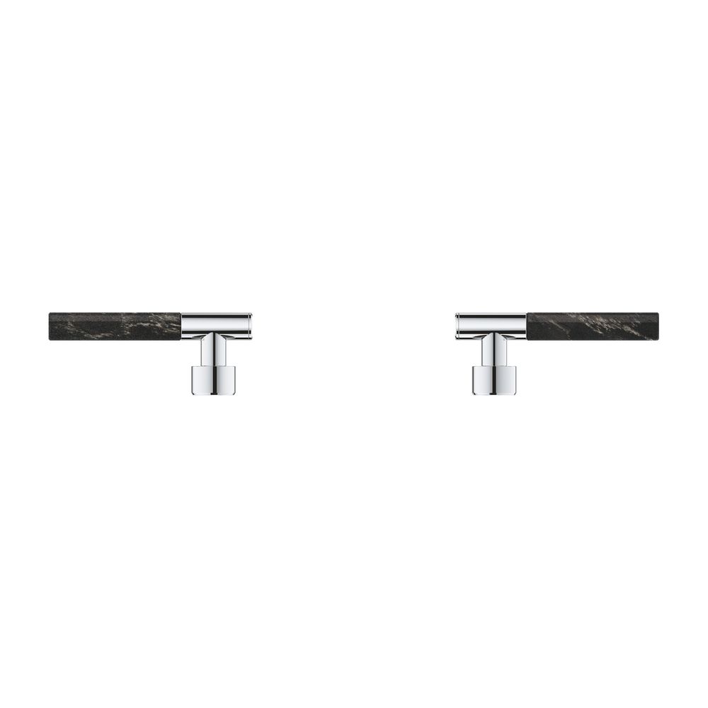 Grohe Atrio PC Hebelgriffe Vanilla Noir Caesarstone Chrom für 21134/21140/20587/2093/25... GROHE-48459000 4005176523809 (Abb. 2)