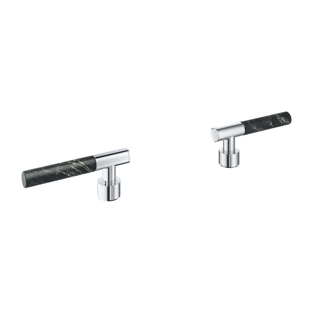 Grohe Atrio PC Hebelgriffe Vanilla Noir Caesarstone Chrom für 21134/21140/20587/2093/25... GROHE-48459000 4005176523809 (Abb. 1)