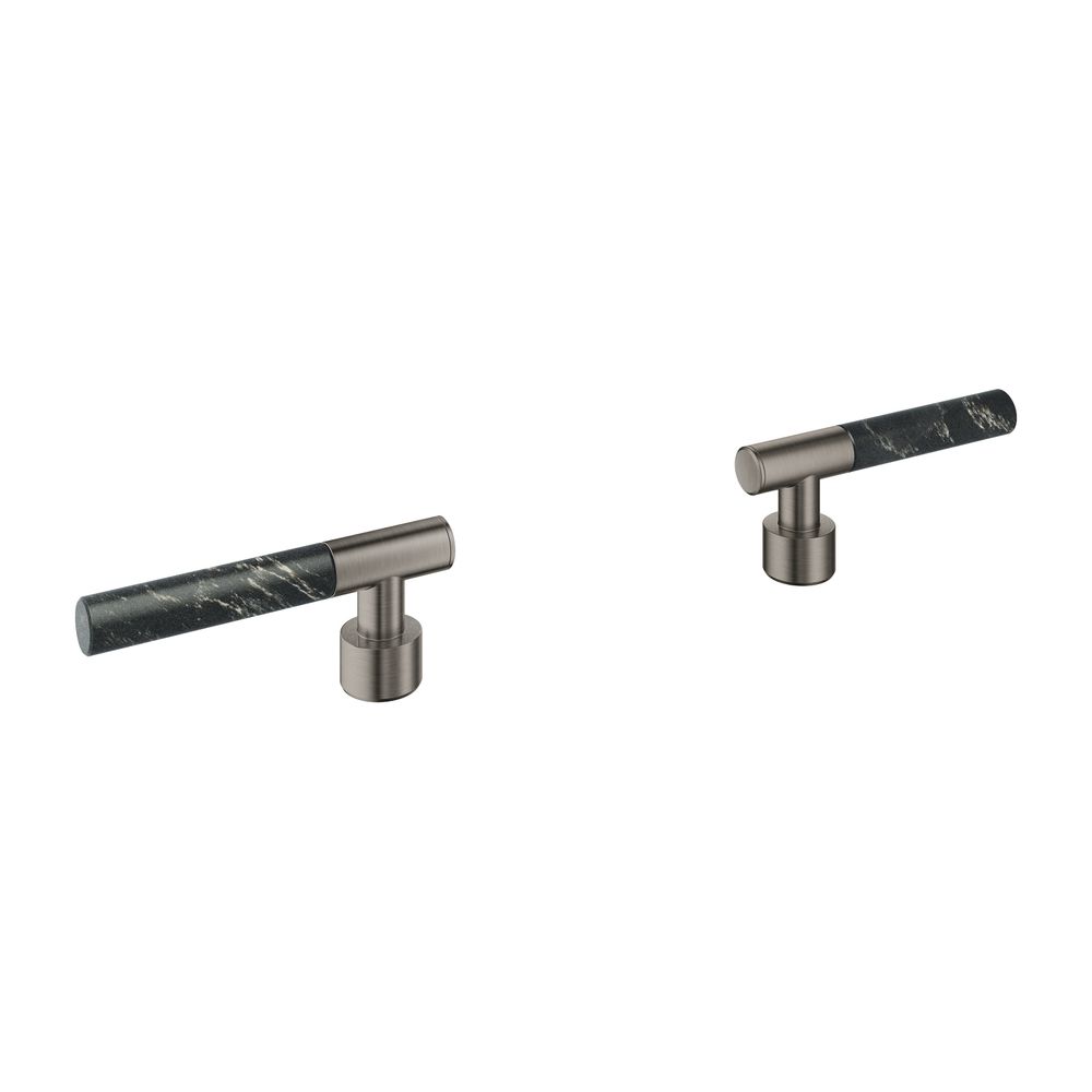 Grohe Atrio PC Hebelgriffe Vanilla Noir Caesarstone Hard Graphite gebürstet für 21134/2... GROHE-48459AL0 4005176788512 (Abb. 1)