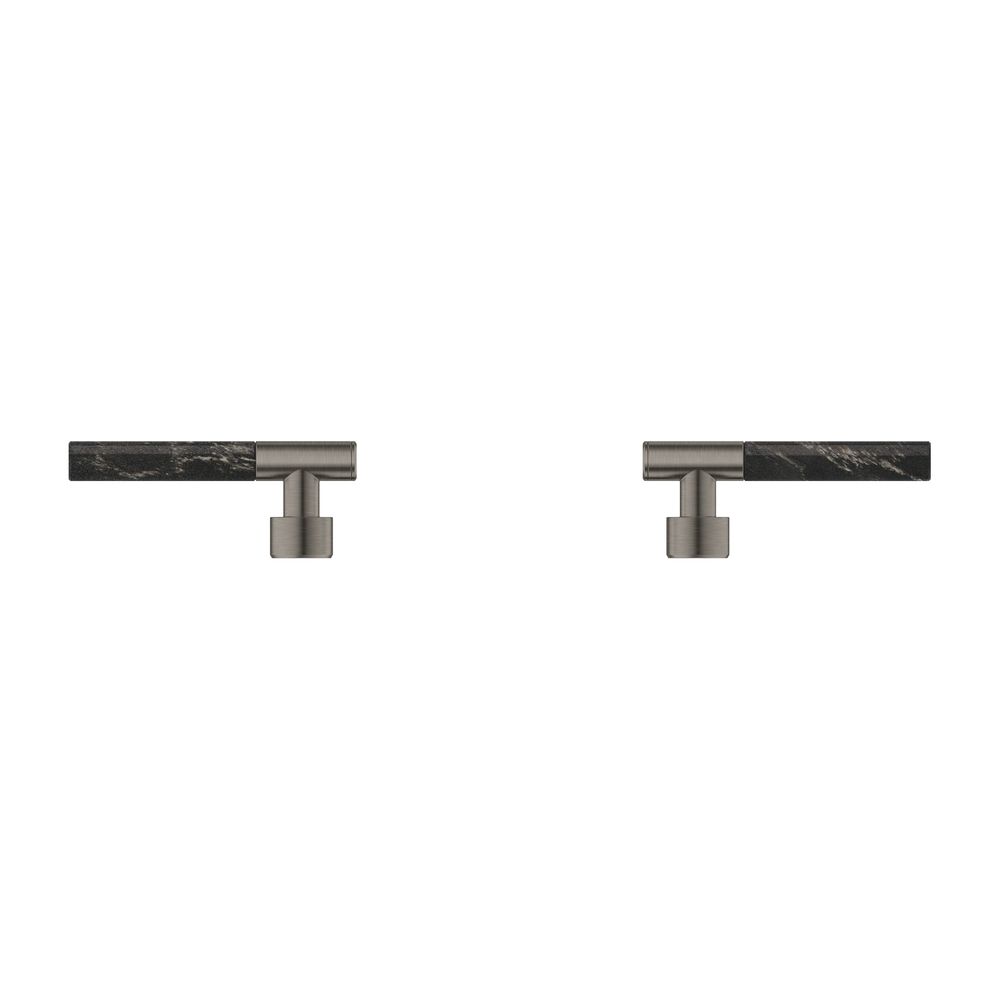 Grohe Atrio PC Hebelgriffe Vanilla Noir Caesarstone Hard Graphite gebürstet für 21134/2... GROHE-48459AL0 4005176788512 (Abb. 2)