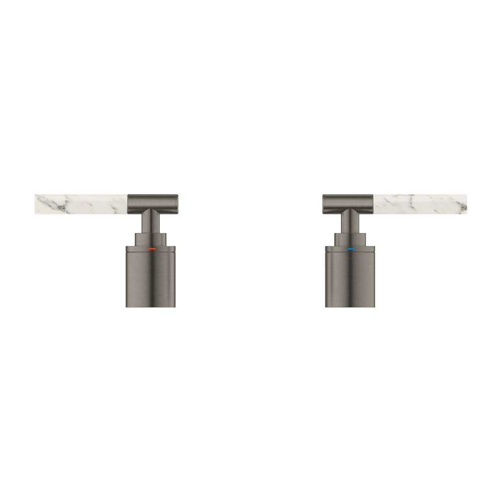 Grohe Atrio PC Hebelgriffe White Attica Caesarstone Hard Graphite gebürstet für 25224... GROHE-48464AL0 4005176788550 (Abb. 2)