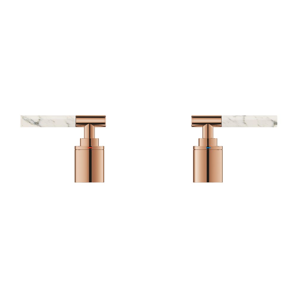 Grohe Atrio PC Hebelgriffe White Attica Caesarstone Warm Sunset für 25224... GROHE-48464DA0 4005176788543 (Abb. 2)