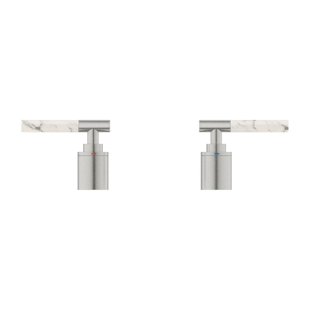 Grohe Atrio PC Hebelgriffe White Attica Caesarstone Supersteel für 25224... GROHE-48464DC0 4005176788529 (Abb. 2)