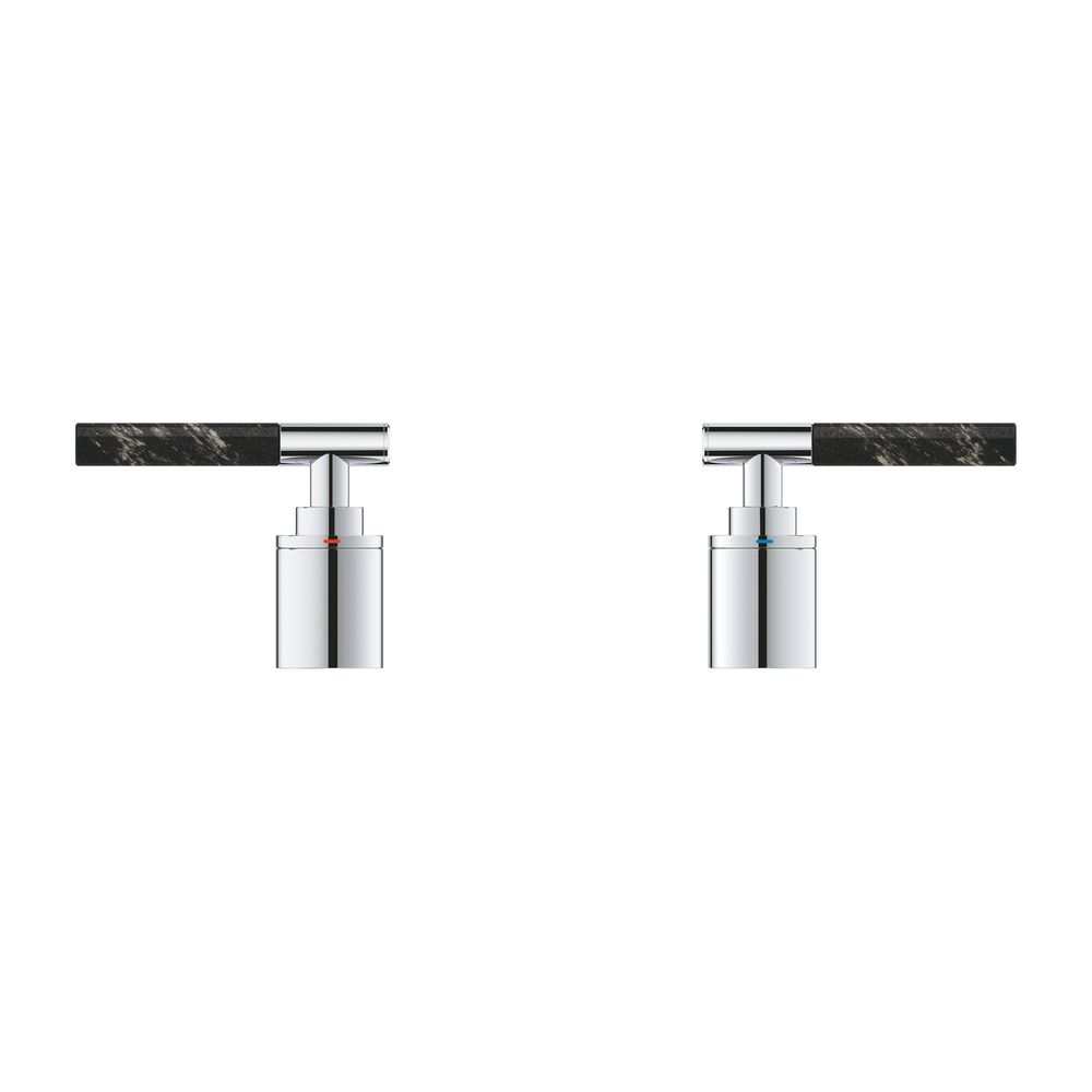 Grohe Atrio PC Hebelgriffe Vanilla Noir Caesarstone Chrom für 25224... GROHE-48465000 4005176523861 (Abb. 2)