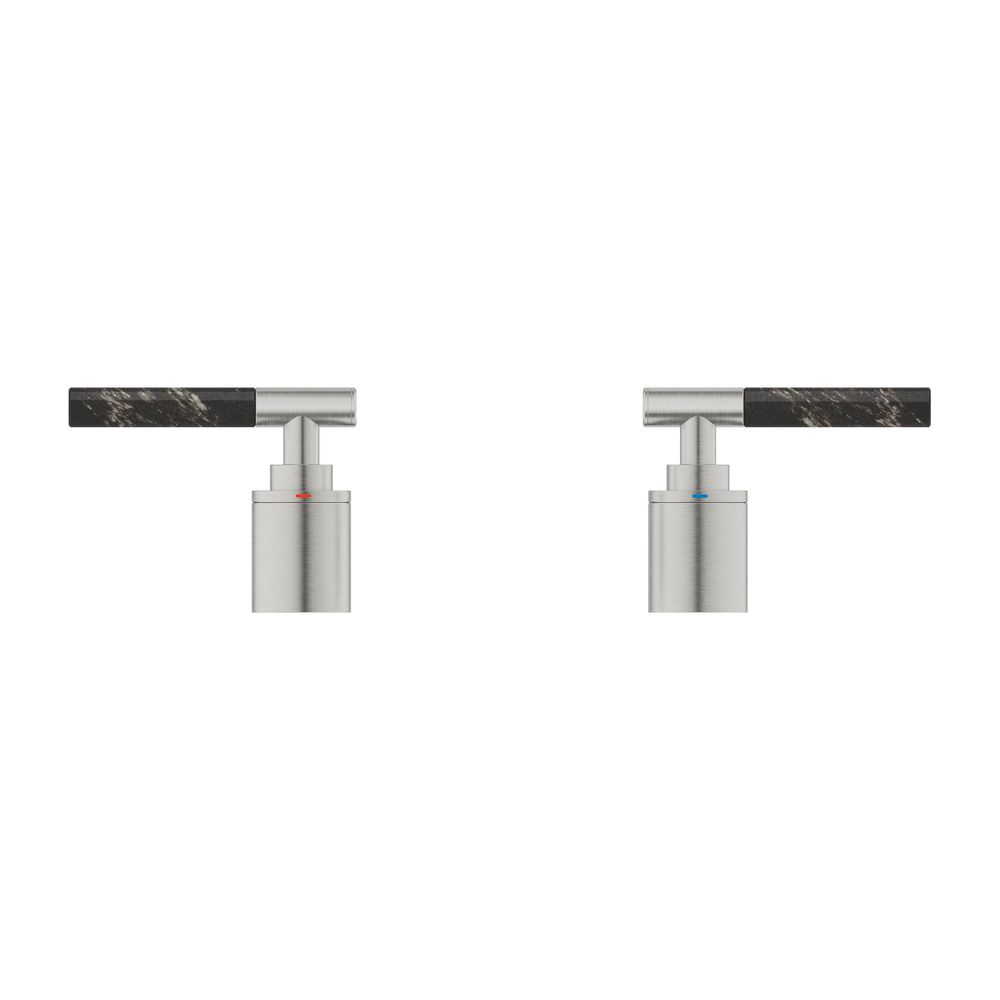 Grohe Atrio PC Hebelgriffe Vanilla Noir Caesarstone Supersteel für 25224... GROHE-48465DC0 4005176788567 (Abb. 2)