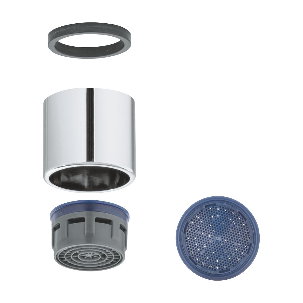 Grohe Mousseur Innengewinde M22x1 Durchflussklasse B 25l/min, Chrom... GROHE-48557000 4005176691041 (Abb. 1)