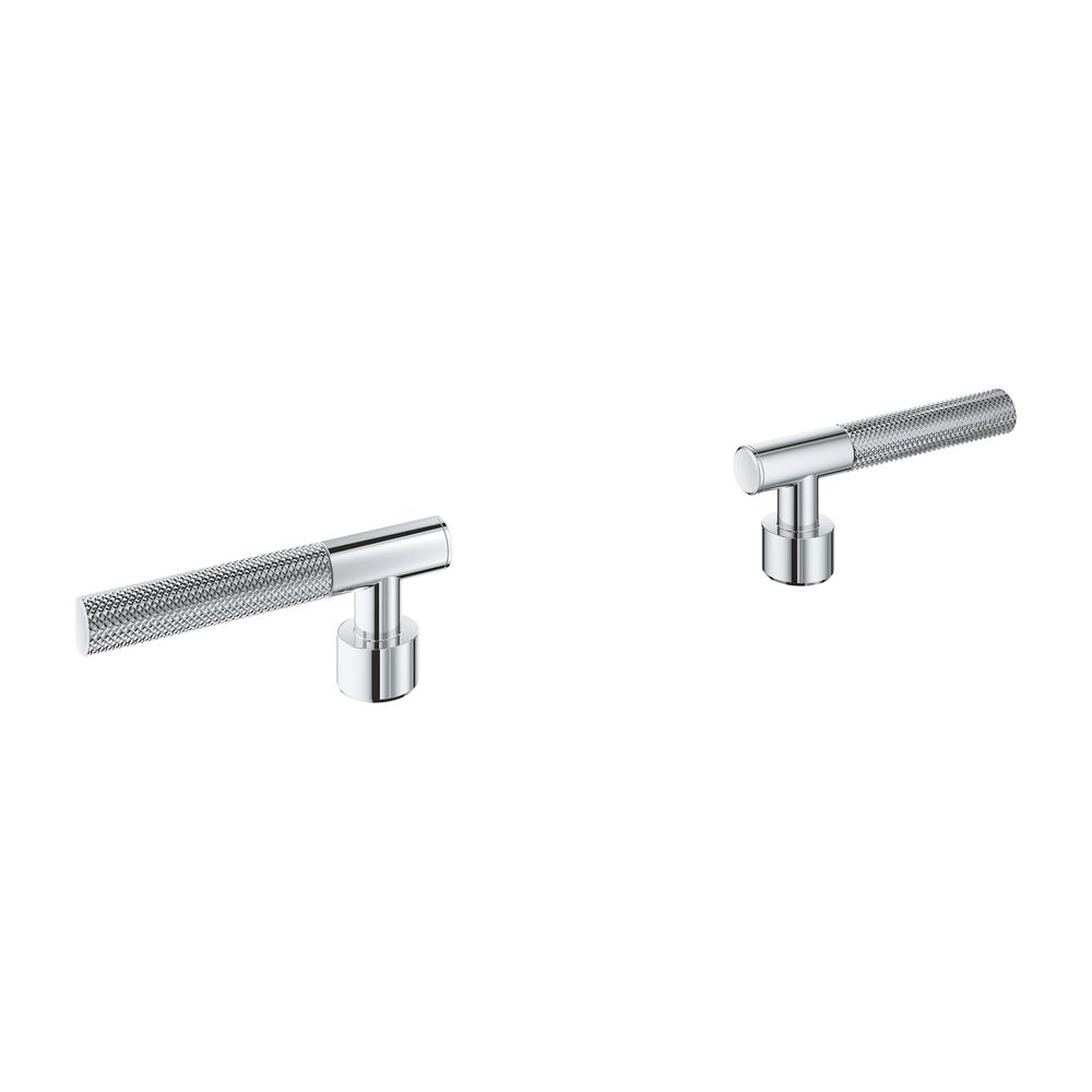 Grohe Atrio PC Hebelgriffe Rändelstruktur Chrom für 21134/21140/20587/20593/25227... GROHE-48646000 4005176788604 (Abb. 1)