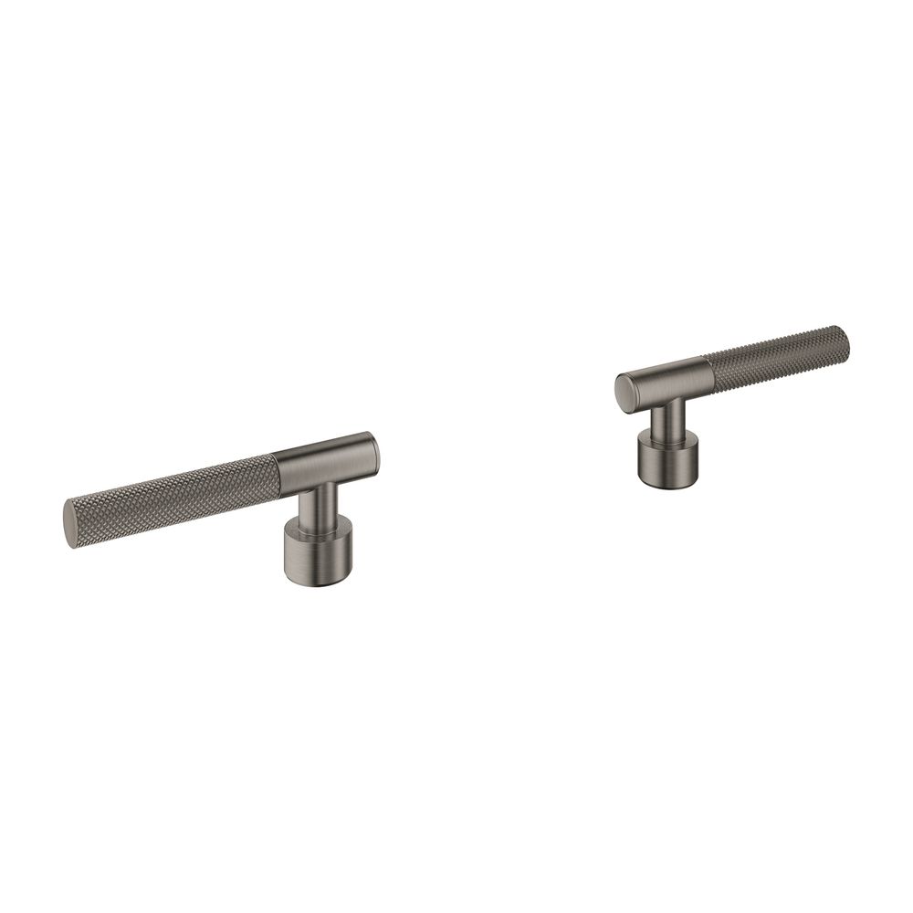 Grohe Atrio PC Hebelgriffe Rändelstruktur Hard Graphite gebürstet für 21134/21140/20587... GROHE-48646AL0 4005176788642 (Abb. 1)