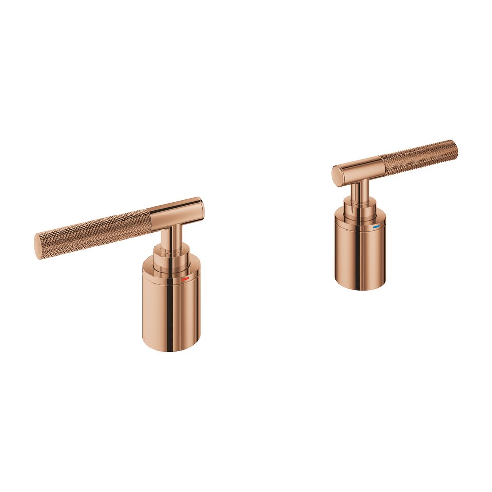 Grohe Atrio PC Hebelgriffe Rändelstruktur Warm Sunset für 25224... GROHE-48651DA0 4005176788680 (Abb. 1)