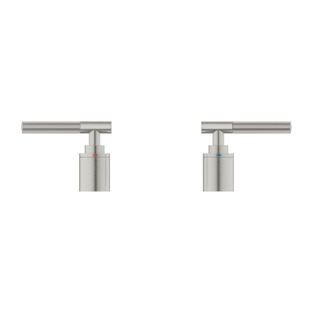 Grohe Atrio PC Hebelgriffe Rändelstruktur Supersteel für 25224... GROHE-48651DC0 4005176788666 (Abb. 2)