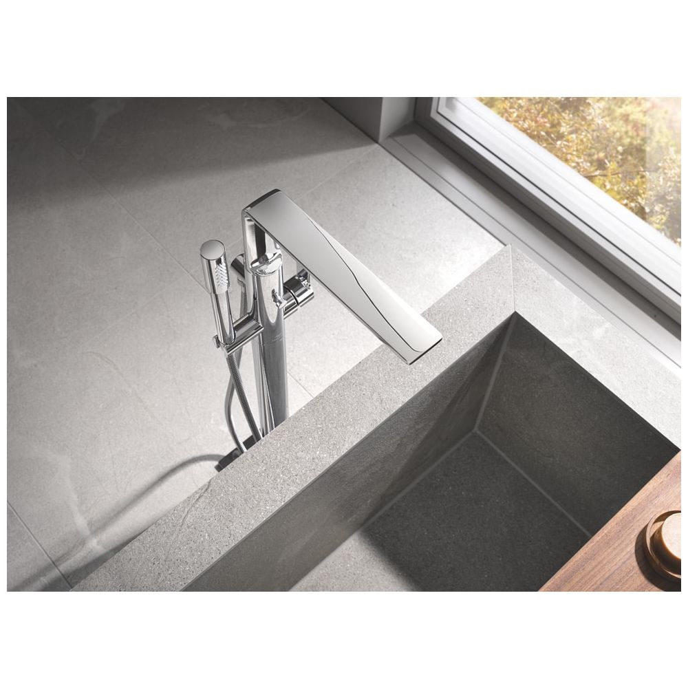 Grohe Allure Einhand-Wannenbatterie 1/2" Bodenmontage chrom 25222001... GROHE-25222001 4005176509230 (Abb. 6)