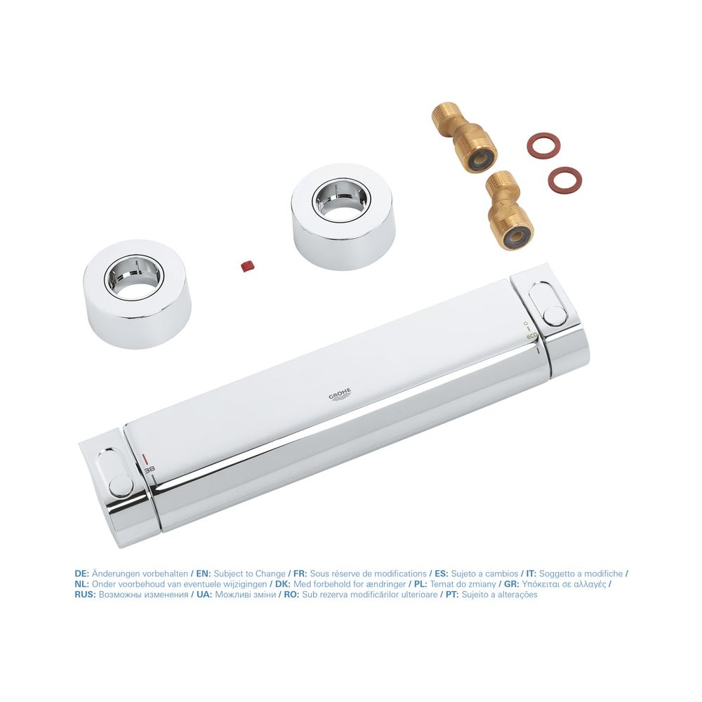 Grohe Grohtherm 2000 Thermostat-Brausebatterie 1/2" chrom 34169001... GROHE-34169001 4005176926518 (Abb. 5)