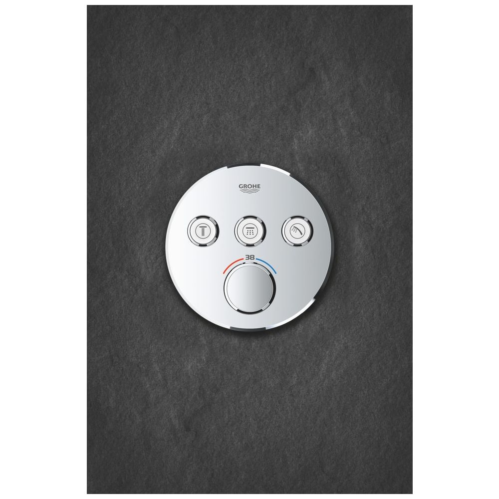 Grohe Grohtherm SmartControl Thermostat mit 3 Absperrventilen chrom 29121000... GROHE-29121000 4005176412271 (Abb. 6)