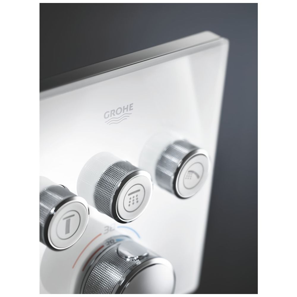 Grohe Grohtherm SmartControl Thermostat mit 3 Absperrventilen moon white 29157LS0... GROHE-29157LS0 4005176413605 (Abb. 3)