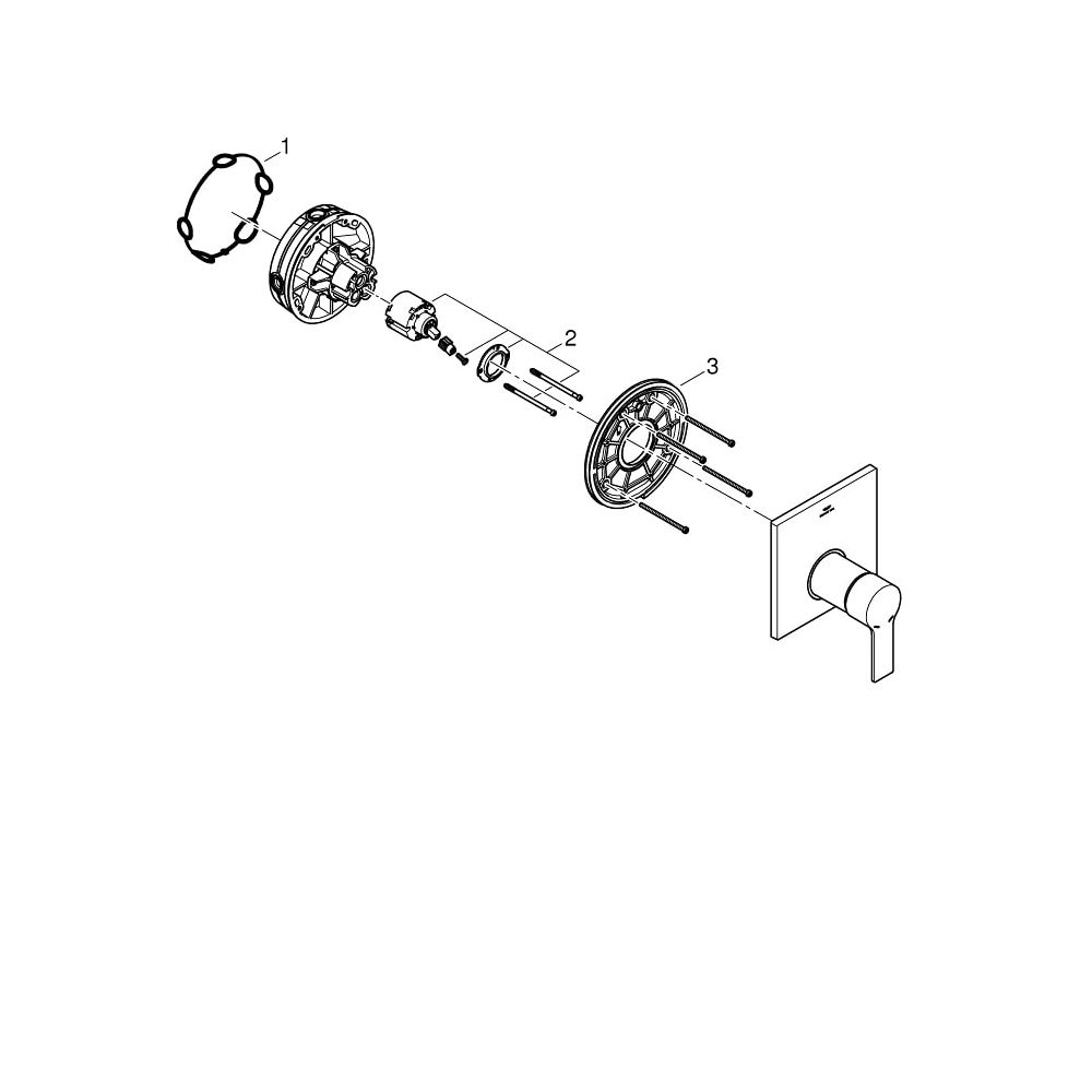 Grohe Allure Einhand-Brausebatterie warm sunset gebürstet 19317DL1... GROHE-19317DL1 4005176513633 (Abb. 6)