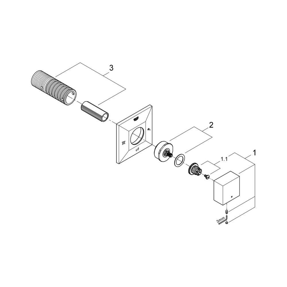 Grohe Allure Brilliant 5-Wege-Umstellung chrom 19798000... GROHE-19798000 4005176899157 (Abb. 4)