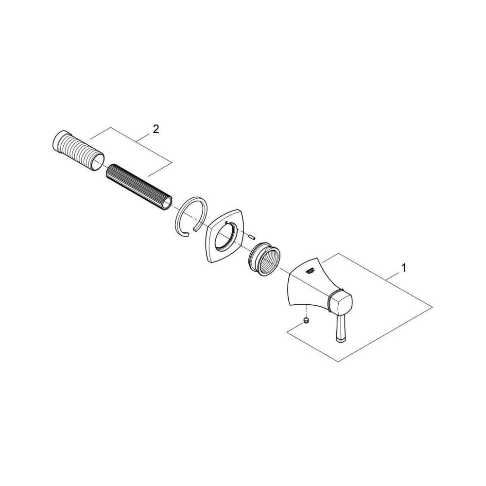 Grohe Grandera UP-Ventil Oberbau chrom 19944000... GROHE-19944000 4005176931086 (Abb. 5)