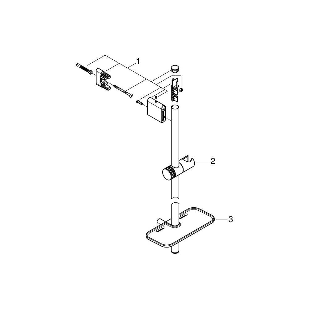 Grohe Rainshower SmartActive Brausestange 900 mm chrom 26603000... GROHE-26603000 4005176486548 (Abb. 6)