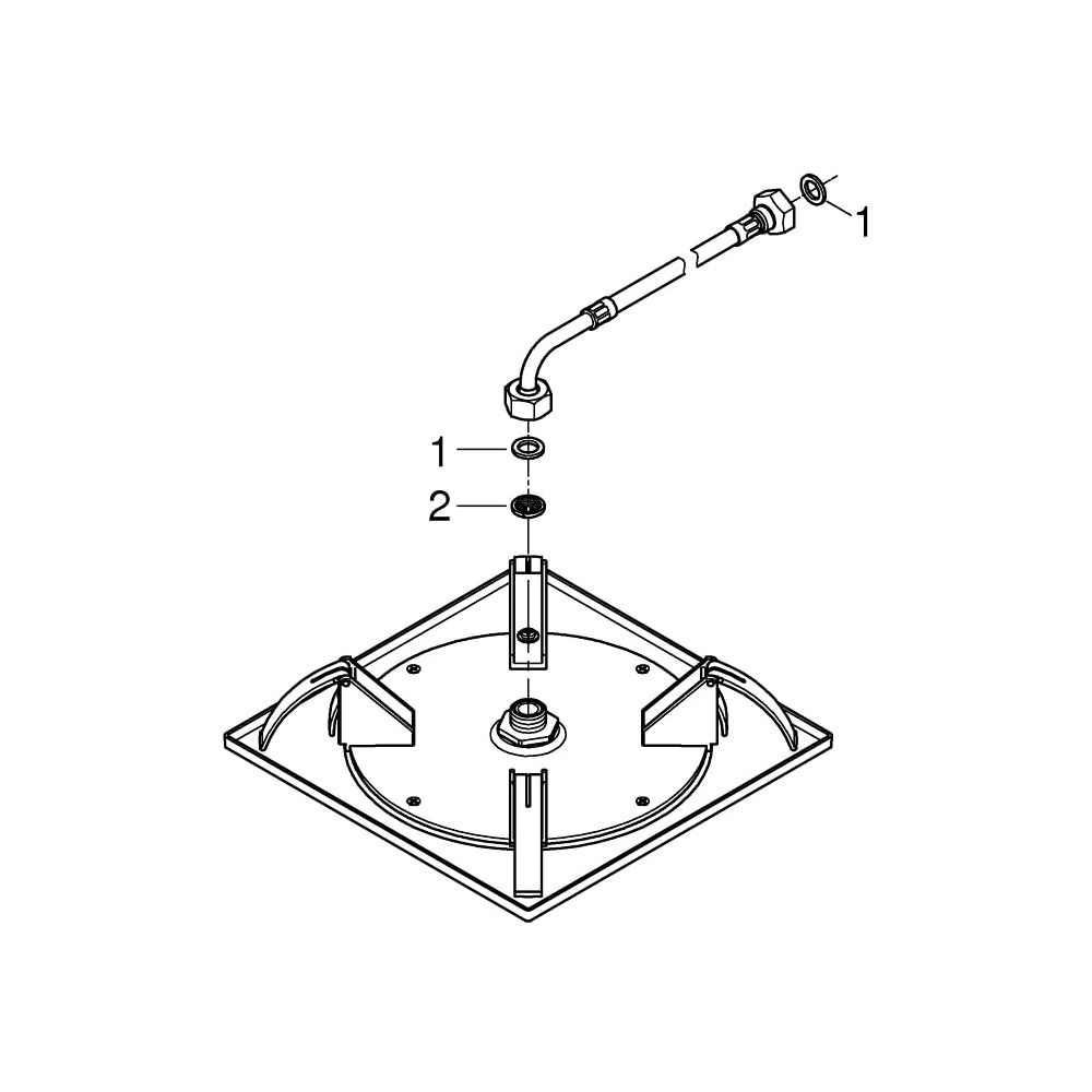 Grohe Rainshower F-Series 10" Deckenbrause chrom 27467000... GROHE-27467000 4005176882609 (Abb. 9)