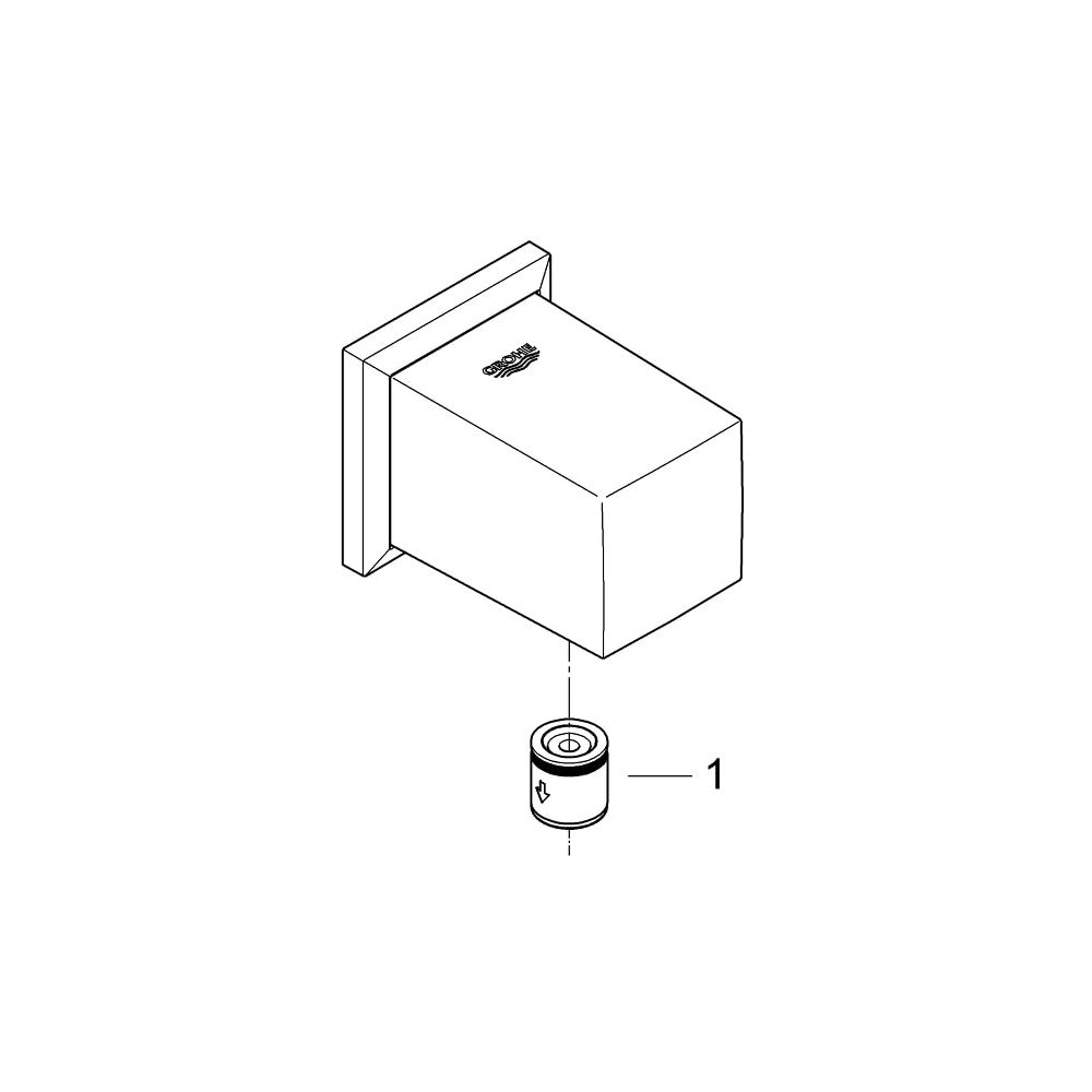 Grohe Allure Brilliant Wandanschlussbogen 1/2" supersteel 27707DC0... GROHE-27707DC0 4005176490897 (Abb. 5)