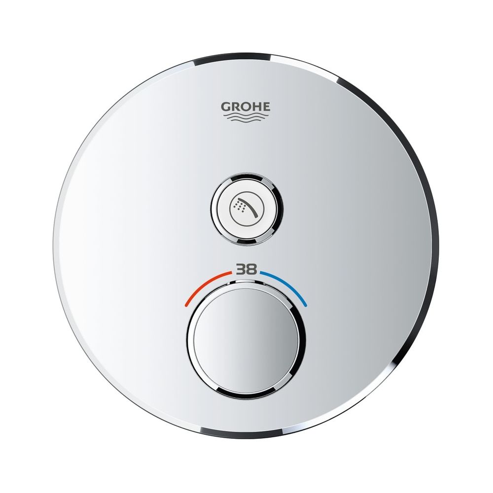 Grohe Grohtherm SmartControl Thermostat mit 1 Absperrventil chrom 29118000... GROHE-29118000 4005176412240 (Abb. 4)