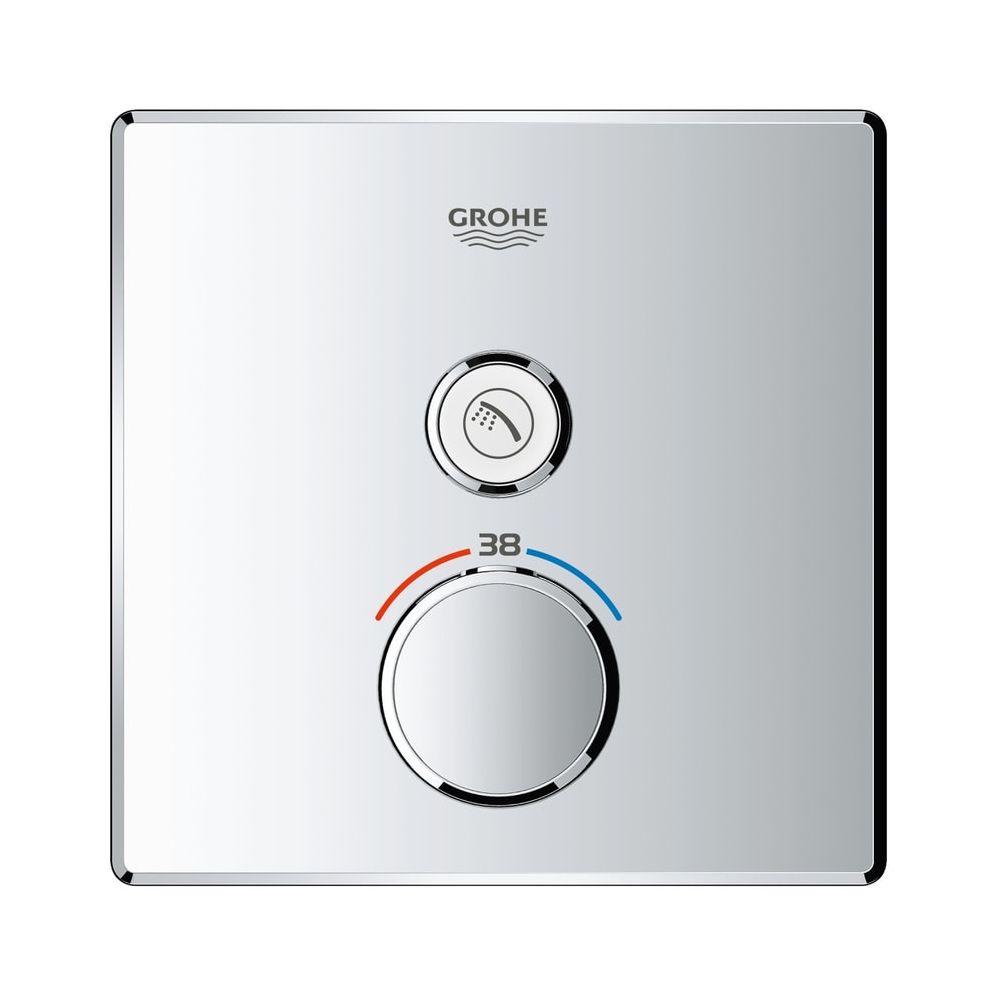 Grohe Grohtherm SmartControl Thermostat mit 1 Absperrventil chrom 29123000... GROHE-29123000 4005176413292 (Abb. 4)