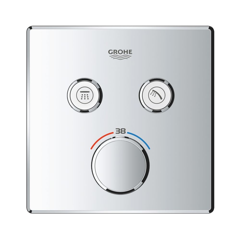 Grohe Grohtherm SmartControl Thermostat mit 2 Absperrventilen chrom 29124000... GROHE-29124000 4005176413308 (Abb. 5)