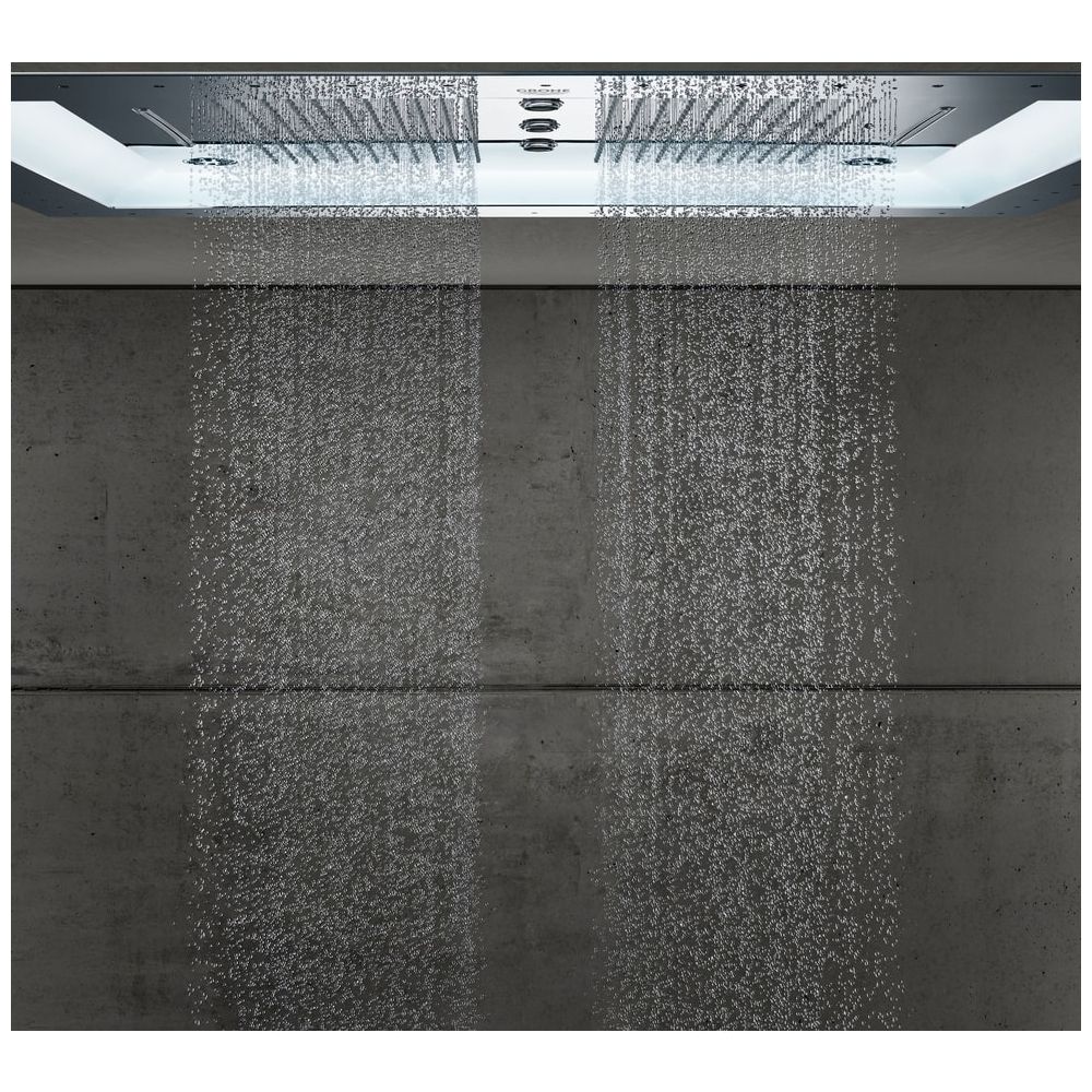 Grohe Rainshower F-Series 40" AquaSymphony Deckenbrause 6+ Strahlarten mit Licht chrom... GROHE-26373001 4005176415593 (Abb. 15)