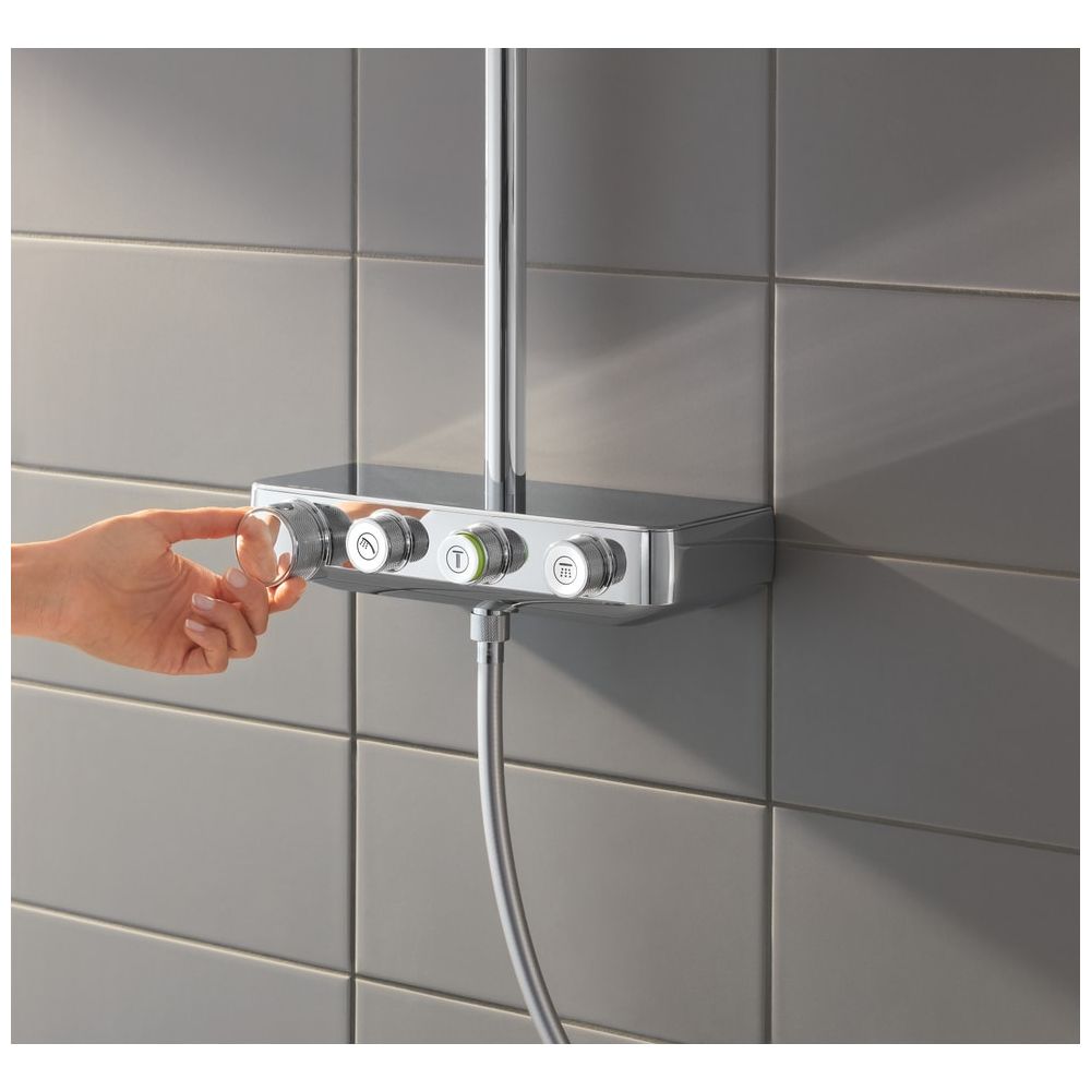 Grohe Euphoria SmartControl System 310 Cube Duo Duschsystem mit Thermostatbatterie Wand... GROHE-26508000 4005176457593 (Abb. 9)