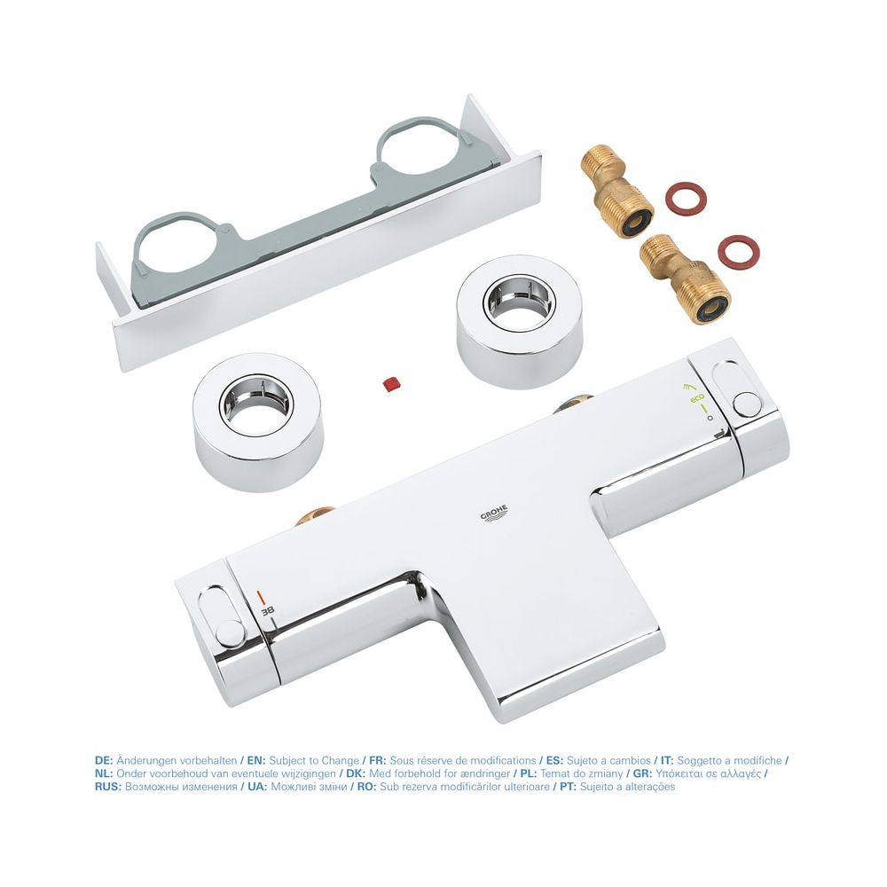 Grohe Grohtherm 2000 Thermostat-Wannenbatterie 1/2" chrom 34464001... GROHE-34464001 4005176926433 (Abb. 6)