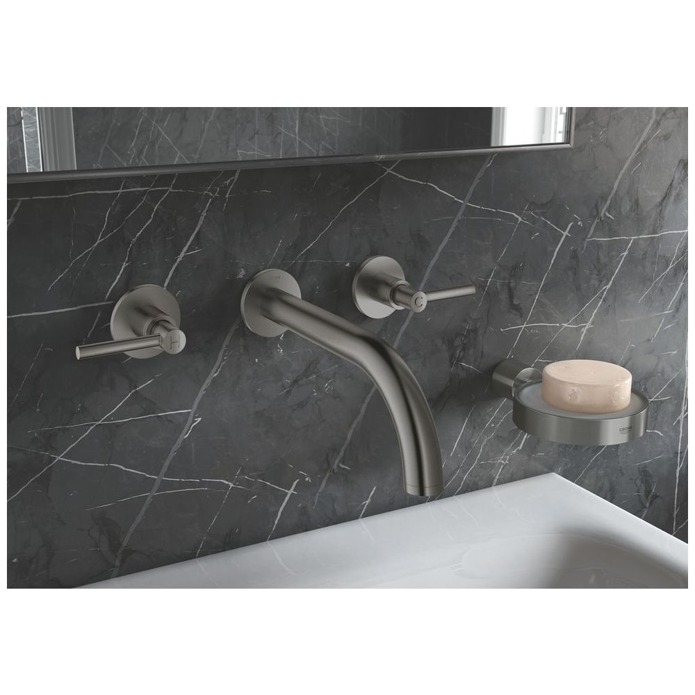 Grohe Atrio 3-Loch-Waschtischbatterie 1/2" hard graphite gebürstet 20169AL3... GROHE-20169AL3 4005176455025 (Abb. 2)