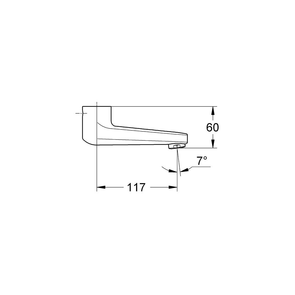 Grohe Gussauslauf chrom 13269000 4005176883132... GROHE-13269000 4005176883132 (Abb. 3)