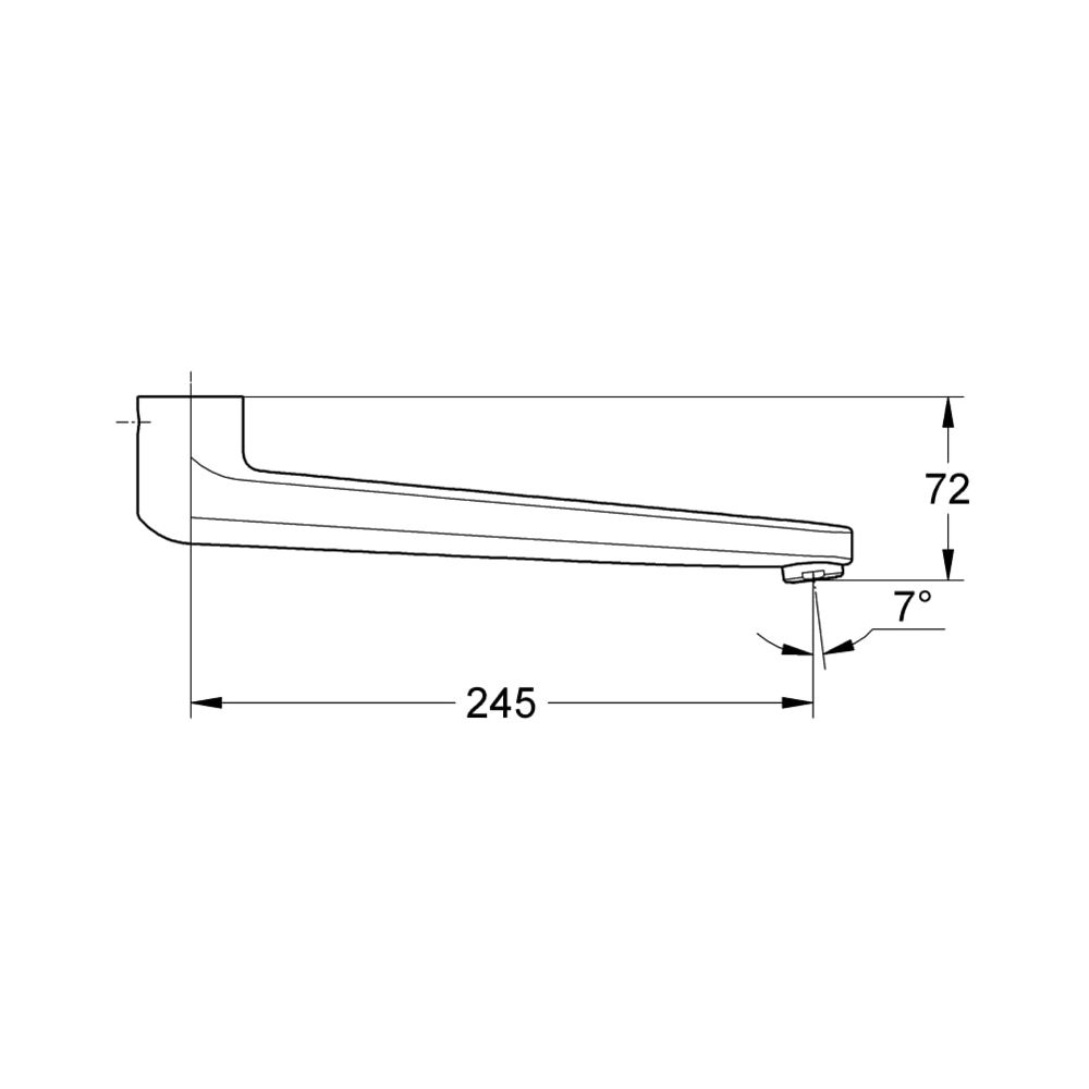 Grohe Gussauslauf chrom 13271000 4005176883156... GROHE-13271000 4005176883156 (Abb. 3)