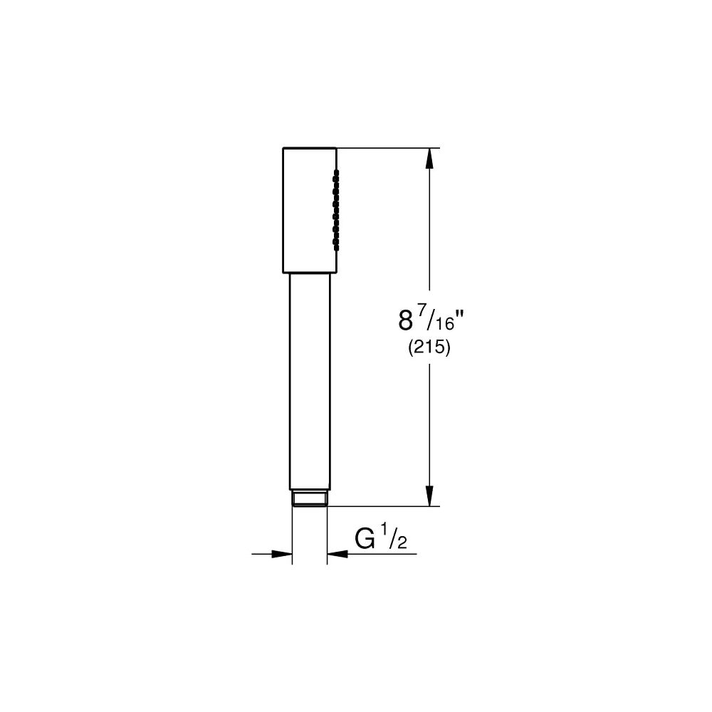 Grohe Sena Handbrause 1 Strahlart hard graphite gebürstet 26465AL0... GROHE-26465AL0 4005176459153 (Abb. 4)