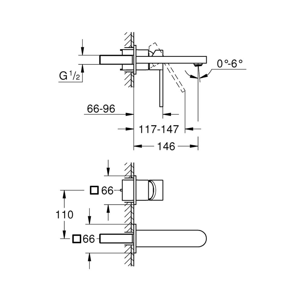 Grohe Plus 2-Loch-Waschtischbatterie 29303003... GROHE-29303003 4005176529764 (Abb. 7)