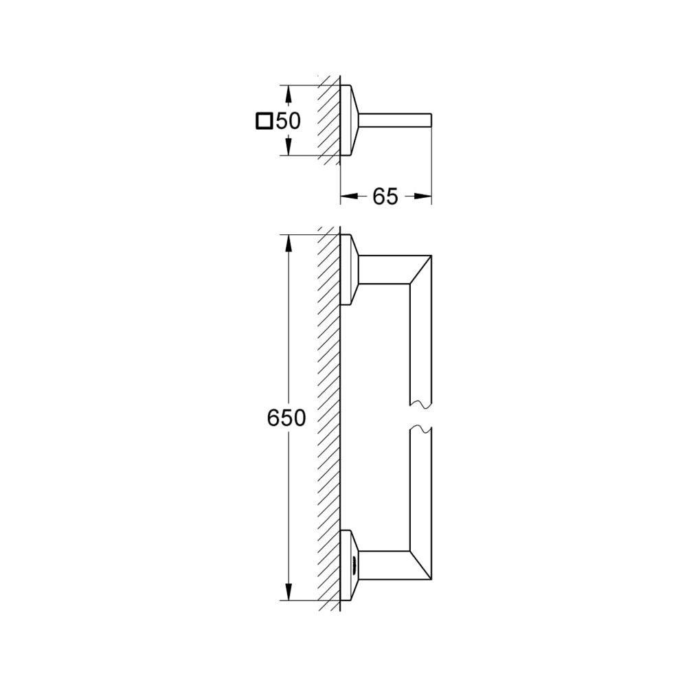 Grohe Allure Brilliant Badetuchhalter chrom 40497000... GROHE-40497000 4005176899294 (Abb. 4)